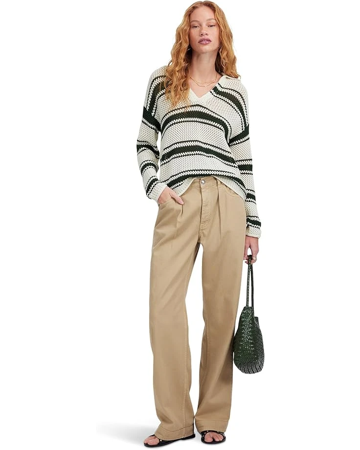 Madewell Stripe Madeleine Open Stitch Long Sleeve Polo | Shirts & Tops 7 Madewell Stripe Madeleine Open Stitch Long Sleeve Polo | Shirts & Tops - Image 5