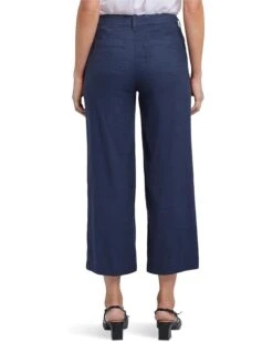NYDJ Petite Wide Leg Cargo Capri Pants in Oxford Navy 5 NYDJ Petite Wide Leg Cargo Capri Pants in Oxford Navy -Daily Wear Shop 71amL6ADJQL. AC SR736920