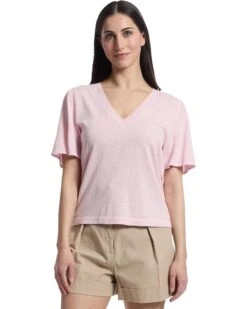 Lilla P Short Sleeve V-neck Sweater | Sweaters -Daily Wear Shop 71bXdXz5ajL. AC SR736920