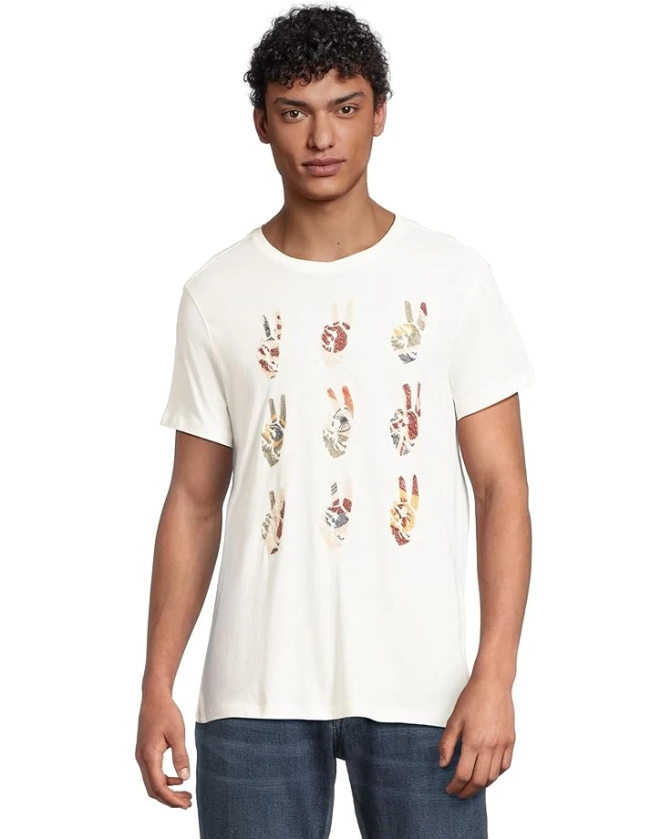 John Varvatos Multi Peace Hand Tee KG4261Z4 | Shirts & Tops 3 John Varvatos Multi Peace Hand Tee KG4261Z4 | Shirts & Tops