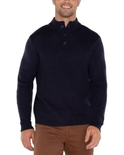 Liverpool Los Angeles Button Mock Neck Sweater | Sweaters -Daily Wear Shop 71ey6HF63HL. AC SR736920