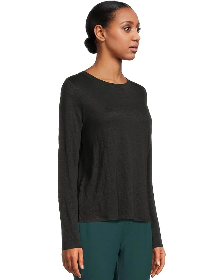 Eileen Fisher Crew Neck Long Sleeve Tee | Shirts & Tops 4 Eileen Fisher Crew Neck Long Sleeve Tee | Shirts & Tops - Image 2