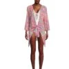BECCA Polynesia Sheer Stretch Mesh Tie Front Cover-Up | Swimwear -Daily Wear Shop 71fQ6q4z4PL. AC SR736920