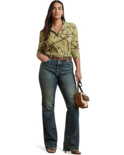 Lauren Ralph Lauren Plus Size Kristy Long Sleeve Button Front Shirt | Shirts & Tops 9 Lauren Ralph Lauren Plus Size Kristy Long Sleeve Button Front Shirt | Shirts & Tops -Daily Wear Shop 71gs7eB6UTL. AC SR736920