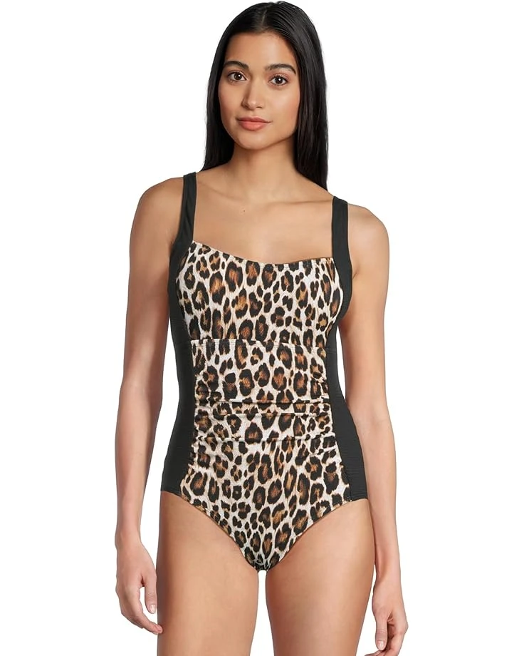 Tommy Bahama Island Cays Leopard Square Neck One-Piece | Swimwear 3 Tommy Bahama Island Cays Leopard Square Neck One-Piece | Swimwear