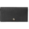 Lauren Ralph Lauren Crosshatch Leather Slim Wallet | Wallets
