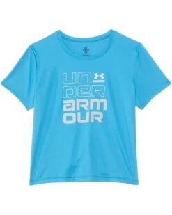 Under Armour Kids Tech Split Wordmark Short Sleeve T-Shirt (Big Kid) | Shirts & Tops