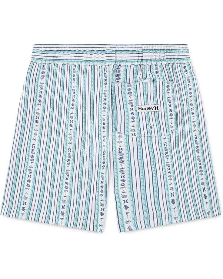 Hurley Kids Mini Vacay Stripe Pull On Swim Trunk (Little Kid) | Swimwear 4 Hurley Kids Mini Vacay Stripe Pull On Swim Trunk (Little Kid) | Swimwear - Image 2