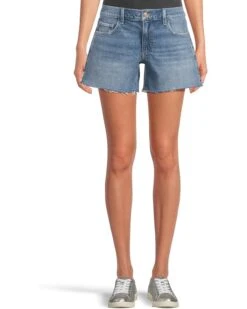 Paige Dylan Shorts Raw Hem in Dancing Queen