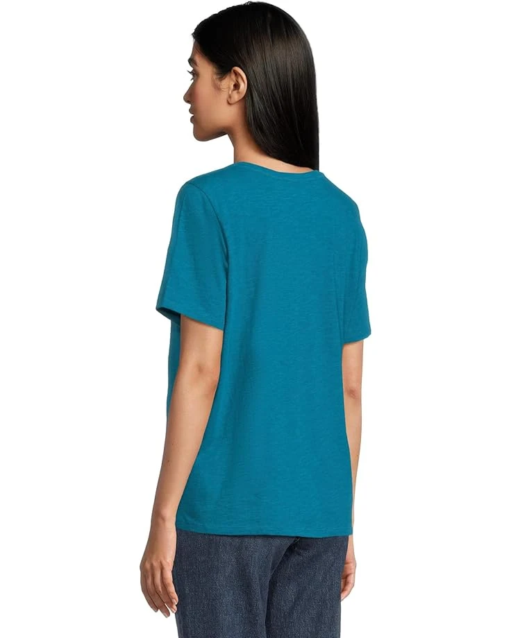 Eileen Fisher V-Neck Short Sleeve Tee | Shirts & Tops 5 Eileen Fisher V-Neck Short Sleeve Tee | Shirts & Tops - Image 3
