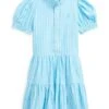 Polo Ralph Lauren Kids Striped Tiered Linen-Cotton Dress (Toddler/Little Kid) | Dresses -Daily Wear Shop 71k8rJtbTGL. AC SR736920