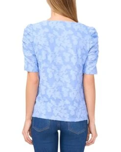 CeCe Crew Neck Ruched Elbow Sleeve Top | Shirts & Tops -Daily Wear Shop 71m4l0PKQ6L. AC SR736920