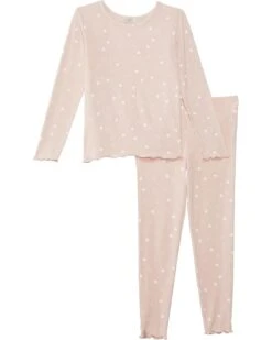 Barefoot Dreams Kids Soft Ribbed Toddler Set(Toddler) | Sleepwear