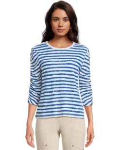 Elliott Lauren Stripe Ruched Tee | Shirts & Tops -Daily Wear Shop 71mPNyjmQlL. AC SR736920