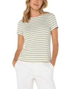 Liverpool Los Angeles Short Sleeve Crew Neck Classic Knit French Terry Tee | Shirts & Tops 9 Liverpool Los Angeles Short Sleeve Crew Neck Classic Knit French Terry Tee | Shirts & Tops -Daily Wear Shop 71niA1jDs8L. AC SR736920