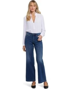 NYDJ Teresa Wide Leg Jeans in Rio Rapids