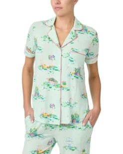 Kate Spade New York Short Sleeve Cropped PJ Set | Sleepwear -Daily Wear Shop 71qkyg1J9 L. AC SR736920