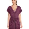 BECCA Beach Date V Neck Romper Cover-Up | Swimwear