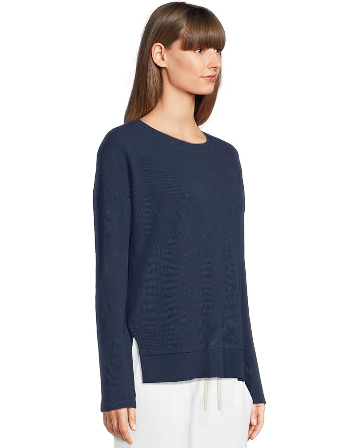 Mod-o-doc Thermal Long Sleeve Crew Neck Boxy Top | Hoodies & Sweatshirts 4 Mod-o-doc Thermal Long Sleeve Crew Neck Boxy Top | Hoodies & Sweatshirts - Image 2