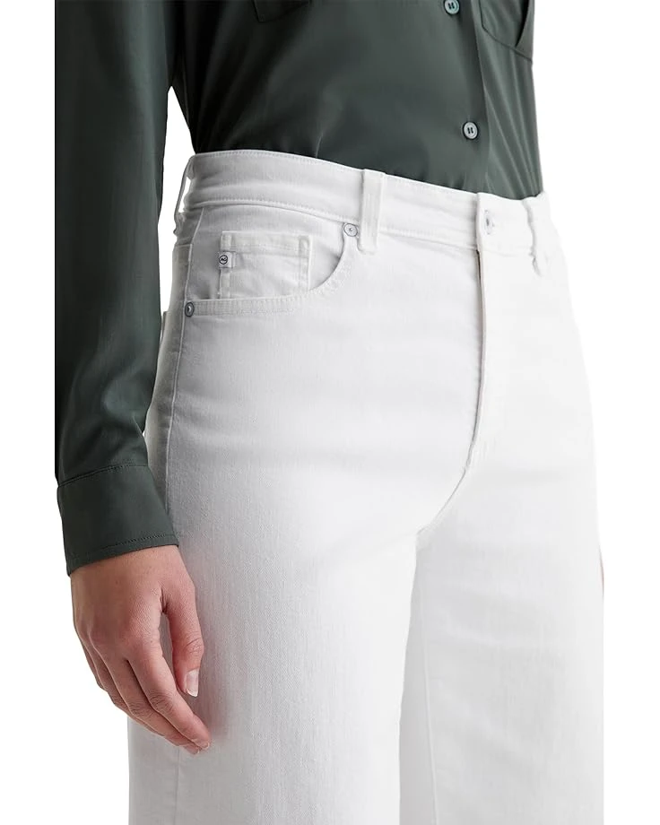 AG Jeans Saige Mid-Rise Wide Leg Jeans in Gallery White 6 AG Jeans Saige Mid-Rise Wide Leg Jeans in Gallery White - Image 4