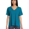 Eileen Fisher V-Neck Short Sleeve Tee | Shirts & Tops -Daily Wear Shop 71rfD1wZQ9L. AC SR736920