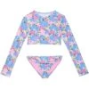 Roxy Kids Outline Floral Crop Rg Set (Big Kid) | Swimwear 2 Roxy Kids Outline Floral Crop Rg Set (Big Kid) | Swimwear -Daily Wear Shop 71sXRsg33lL. AC SR736920