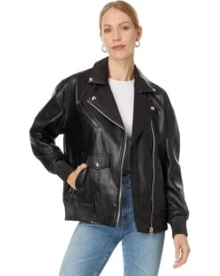 Blank NYC Vegan Leather Moto Jacket | Coats & Outerwear