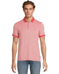 Armani Exchange Cotton Pique Polo With Circle Logo | Shirts & Tops