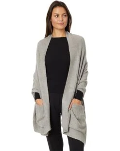 Barefoot Dreams CozyChic® Lite Heathered Travel Shawl | Scarves