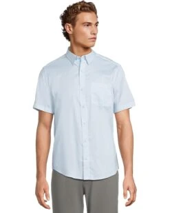 Johnston & Murphy Short Sleeve Diamond Print Shirt | Shirts & Tops