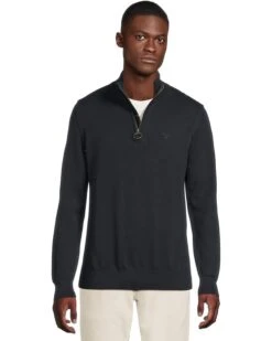 Barbour Cotton Half Zip Knitted Jumper | Sweaters -Daily Wear Shop 71vMa8ynlEL. AC SR736920