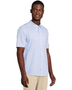 Johnston & Murphy Short Sleeve XC Flex Birdseye Flower Print Button Front Shirt | Shirts & Tops -Daily Wear Shop 71vYRGUdeSL. AC SR736920