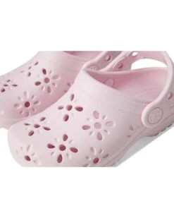 Crocs Kids Classic Clogs with Floral Cut Out Design (Toddler) -Daily Wear Shop 71vdCHtZEiL. AC SR736920