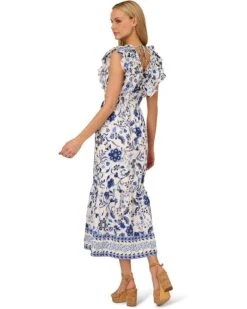 Adrianna Papell Printed Ruffle Midi Dress | Dresses 6 Adrianna Papell Printed Ruffle Midi Dress | Dresses -Daily Wear Shop 71vquvGM2EL. AC SR736920