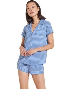 Eberjey Gisele Printed Shortie Pj Set | Sleepwear -Daily Wear Shop 71w9DNr0gtL. AC SR736920