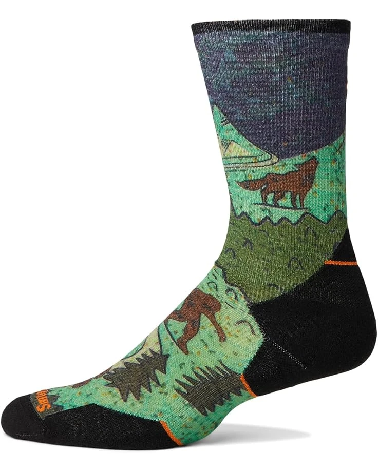 Smartwool Trail Run Targeted Cushion Neature Print Crew Socks 3 Smartwool Trail Run Targeted Cushion Neature Print Crew Socks