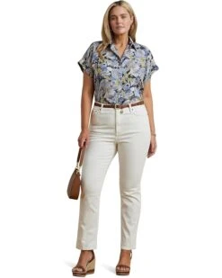 Lauren Ralph Lauren Plus Size Broono Short Sleeve Button Front Shirt | Shirts & Tops 9 Lauren Ralph Lauren Plus Size Broono Short Sleeve Button Front Shirt | Shirts & Tops -Daily Wear Shop 71wuSBvH6rL. AC SR736920
