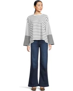 Madewell Easy Long Sleeve Tee Stripe | Shirts & Tops -Daily Wear Shop 71x3bvw07nL. AC SR736920