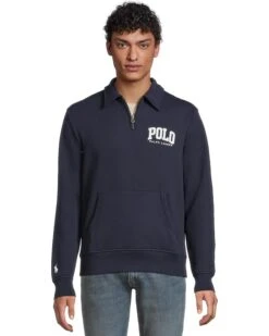 Polo Ralph Lauren Logo Fleece Collared Sweatshirt | Hoodies & Sweatshirts -Daily Wear Shop 71x7YGyFLL. AC SR736920