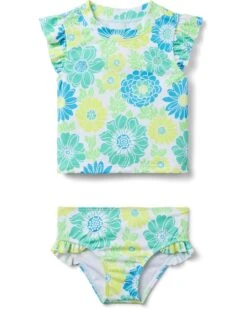 Janie and Jack Floral Rashguard Swim (toddler/Little Kid/Big Kid) | Swimwear