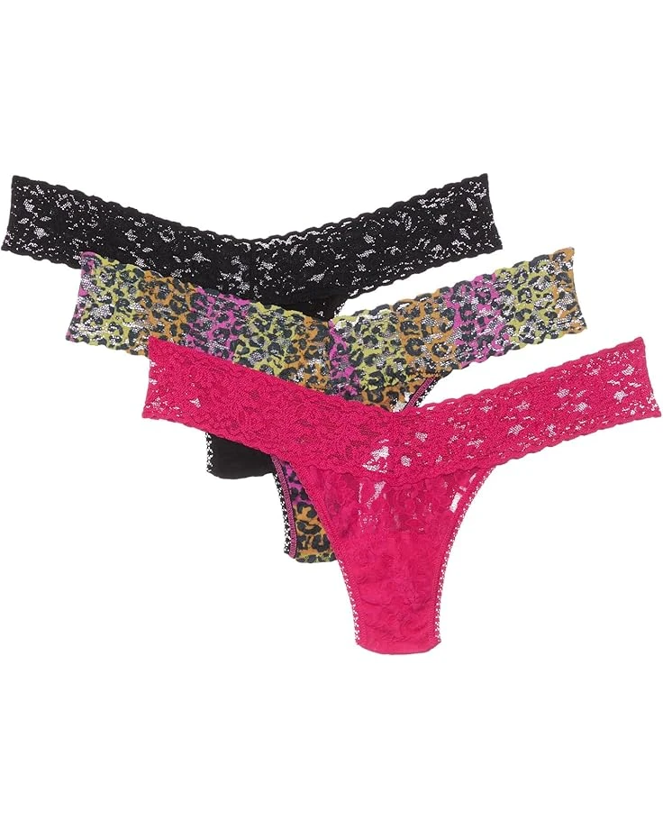 Hanky Panky Signature Lace Low Rise Thong 3-Pack | Underwear & Intimates 3 Hanky Panky Signature Lace Low Rise Thong 3-Pack | Underwear & Intimates