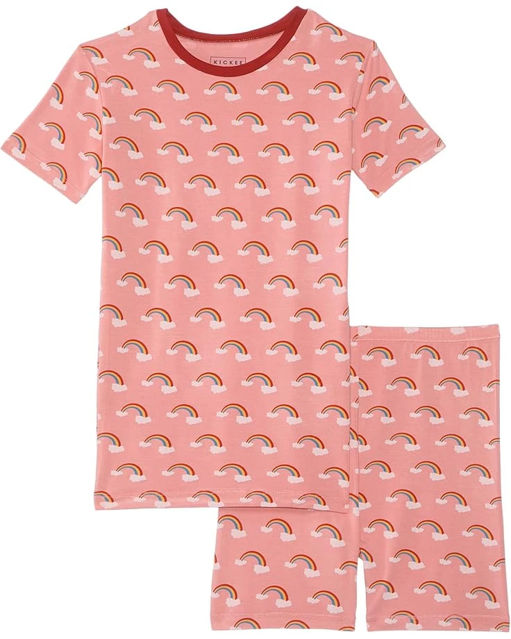 Kickee Pants Kids Print Short Sleeve Pajama Set with Shorts (Toddler/Little Kids/Big Kids) | Sleepwear 3 Kickee Pants Kids Print Short Sleeve Pajama Set with Shorts (Toddler/Little Kids/Big Kids) | Sleepwear
