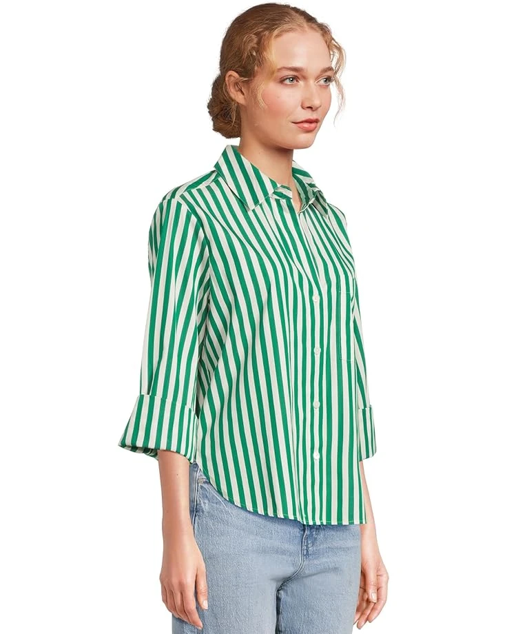 Madewell Y-Neck Shirt With Adjustable Sleeve | Shirts & Tops 4 Madewell Y-Neck Shirt With Adjustable Sleeve | Shirts & Tops - Image 2