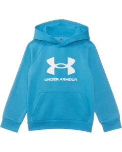 Under Armour Kids Rival Fleece Big Logo Hoodie (Big Kid) | Hoodies & Sweatshirts