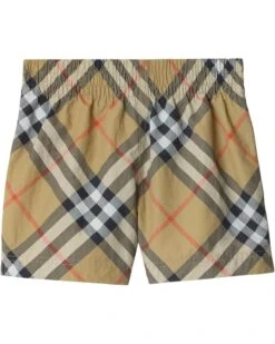 Burberry Kids Atticus Check Swim Shorts (Toddler/Little Kid/Big Kid) | Swimwear