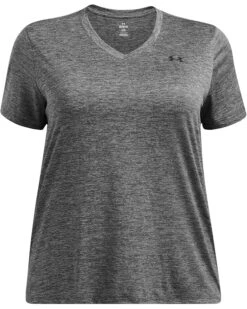 Under Armour Plus Size Tech Short Sleeve V-Neck Twist | Shirts & Tops -Daily Wear Shop 810AAHXMVJL. AC SR736920