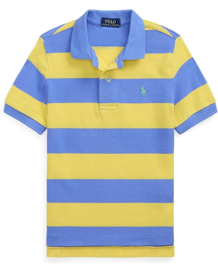 Polo Ralph Lauren Kids Striped Cotton Mesh Polo Shirt (Toddler/Little Kid) | Shirts & Tops 5 Polo Ralph Lauren Kids Striped Cotton Mesh Polo Shirt (Toddler/Little Kid) | Shirts & Tops - Image 3