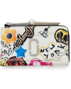 Marc Jacobs The Sticker Utility Snapshot Top Zip Multi Wallet | Wallets