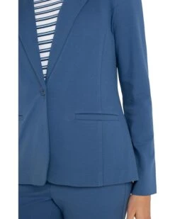Liverpool Los Angeles Light Weight Ponte Fitted Blazer | Coats & Outerwear -Daily Wear Shop 81363FBkYL. AC SR736920