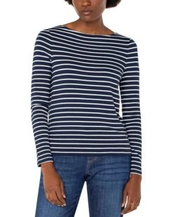 Liverpool Los Angeles Long Sleeve Boatneck Knit Top | Shirts & Tops 7 Liverpool Los Angeles Long Sleeve Boatneck Knit Top | Shirts & Tops -Daily Wear Shop 814P7ZVtSL. AC SR736920